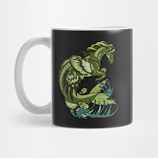 selkie, kelpie. hippocampus, sea horse Mug